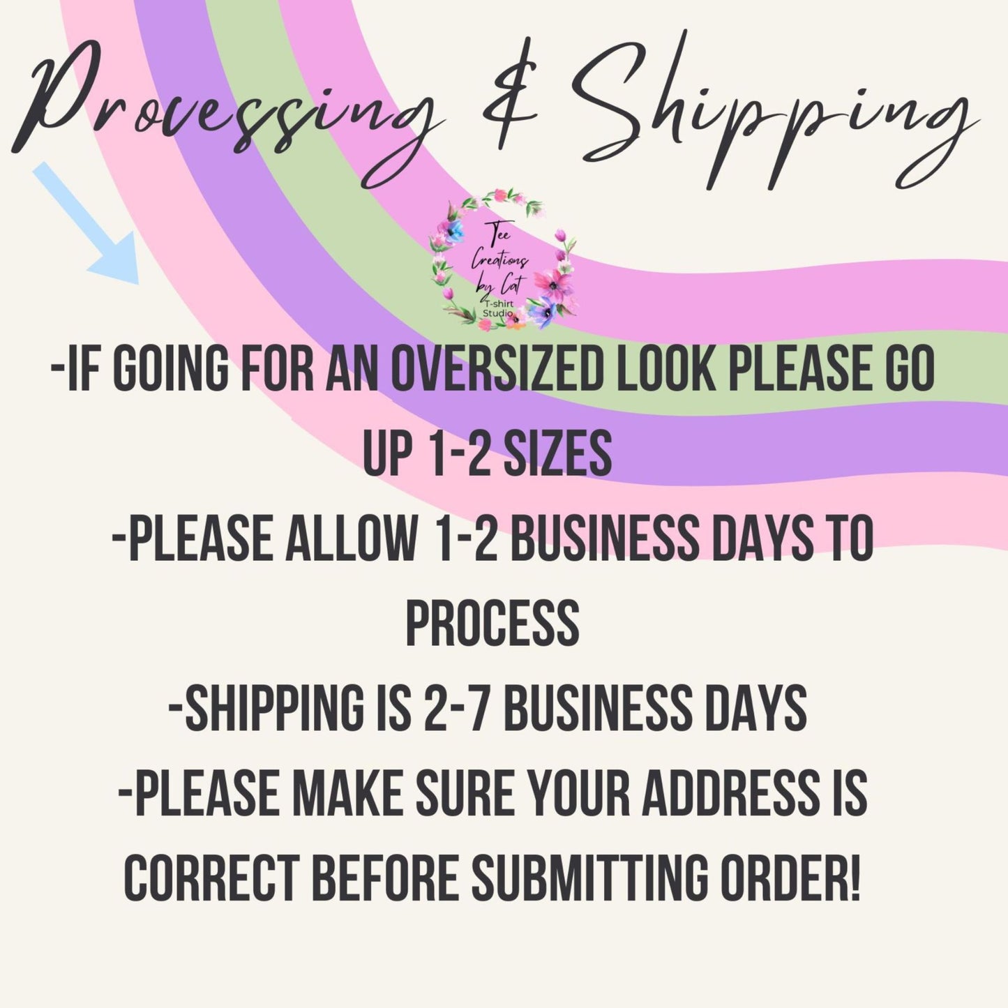 a poster with instructions for shipping and shipping