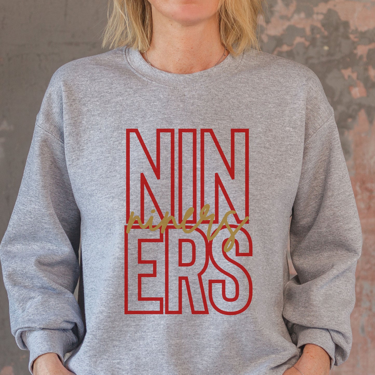 San Francisco 49er's Fan Gift, Vintage 49er's Football Sweatshirt, San Francisco Football Shirt, 49er's Football Sweatshirt, Football Fan Gifts