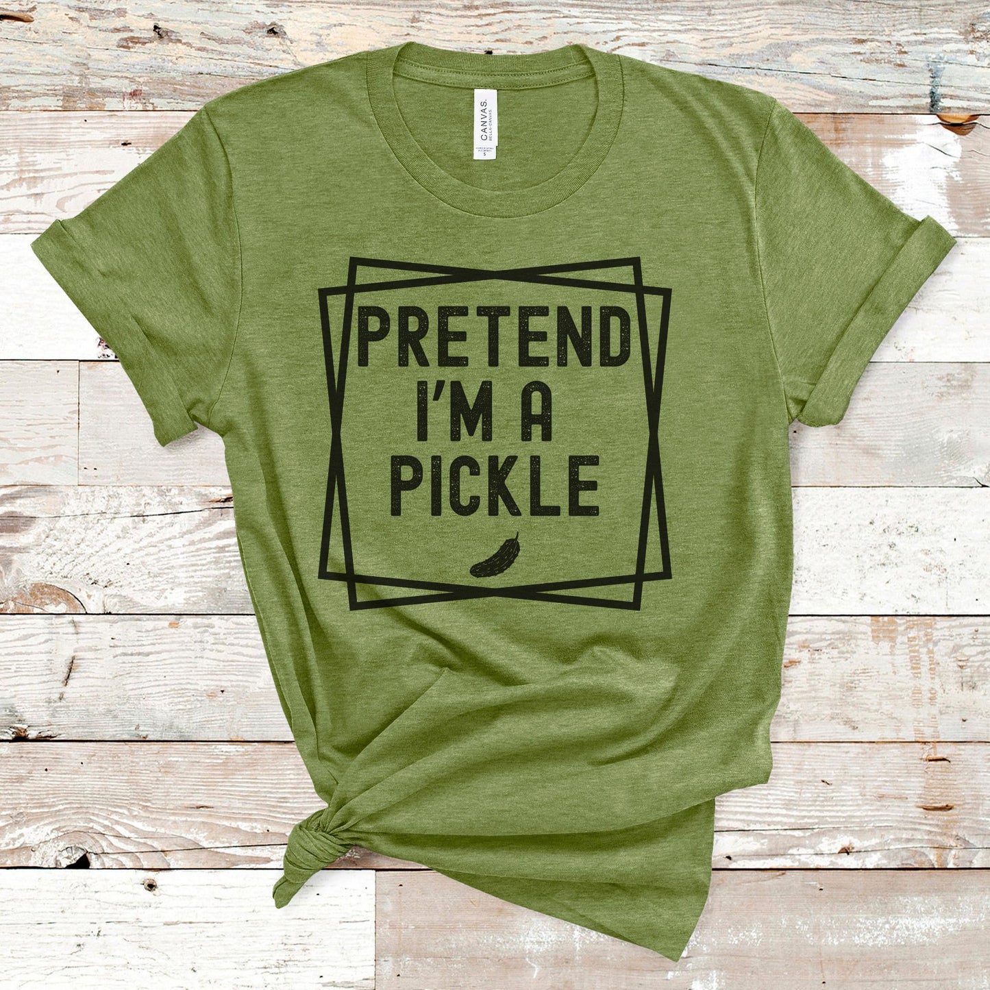 Pretend I'm a Pickle Halloween Costume Shirt, Lazy Halloween T-Shirt Costume, Funny Halloween T-Shirt, Funny Women T Shirt