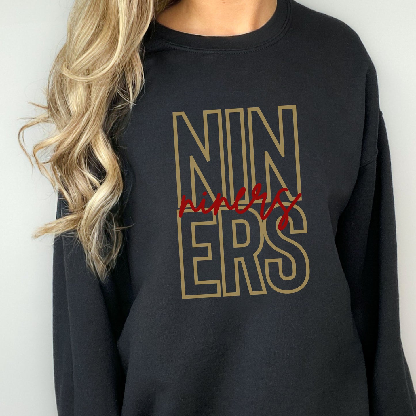 San Francisco 49er's Fan Gift, Vintage 49er's Football Sweatshirt, San Francisco Football Shirt, 49er's Football Sweatshirt, Football Fan Gifts