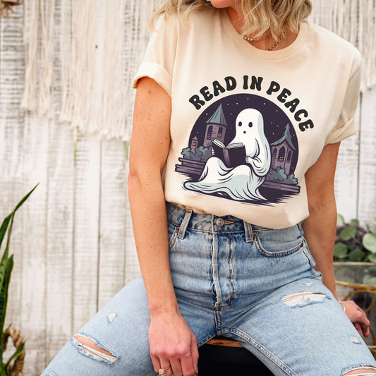 Read In Peace Halloween Shirt