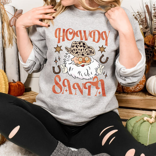 Retro Cowboy Christmas Sweatshirt