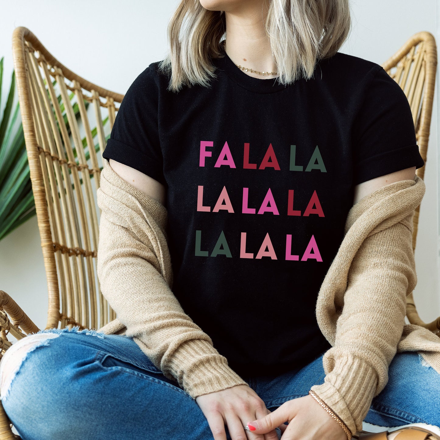 Holiday Christmas Fa La La La Christmas T-Shirt