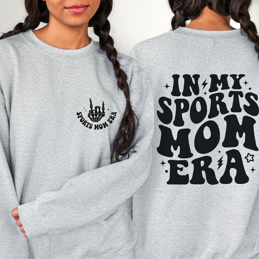 Sports Mom Era Sweatshirt - Game Day  Team Mom Gift