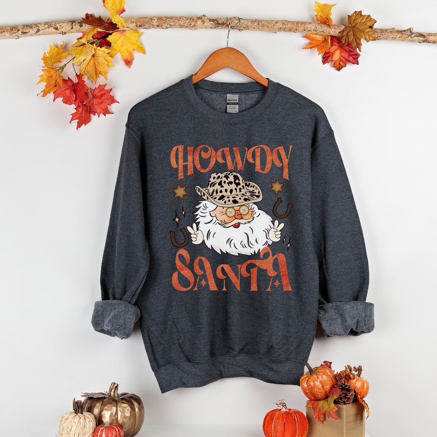 Retro Cowboy Christmas Sweatshirt