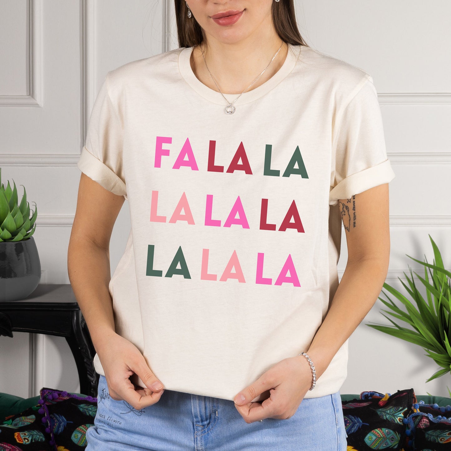 Holiday Christmas Fa La La La Christmas T-Shirt