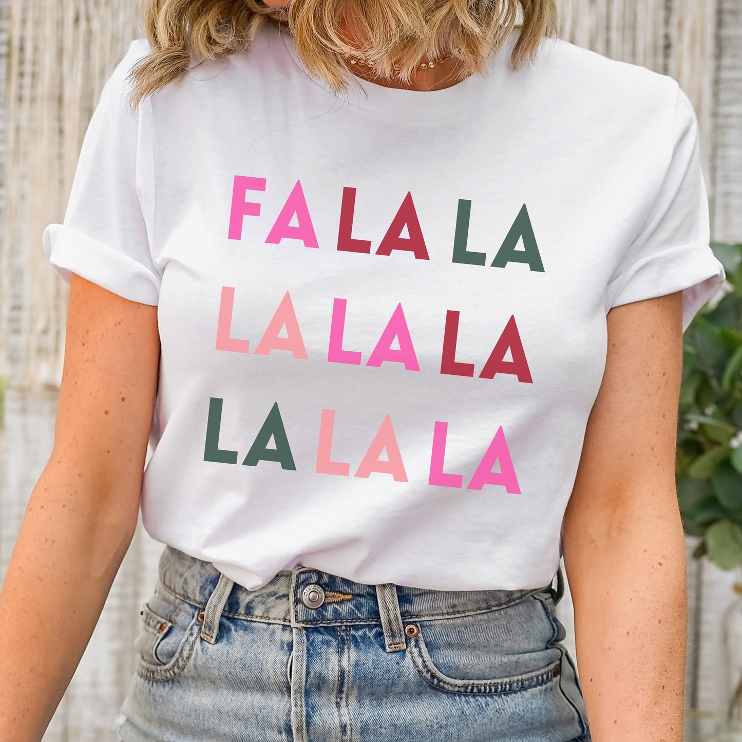 Holiday Christmas Fa La La La Christmas T-Shirt