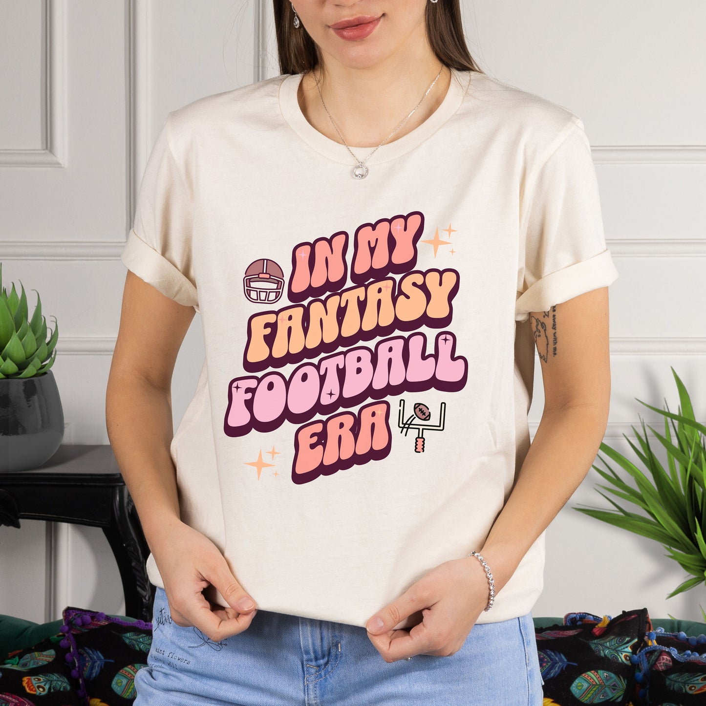 Cute Women's In My Fantasy Football Era Shirt