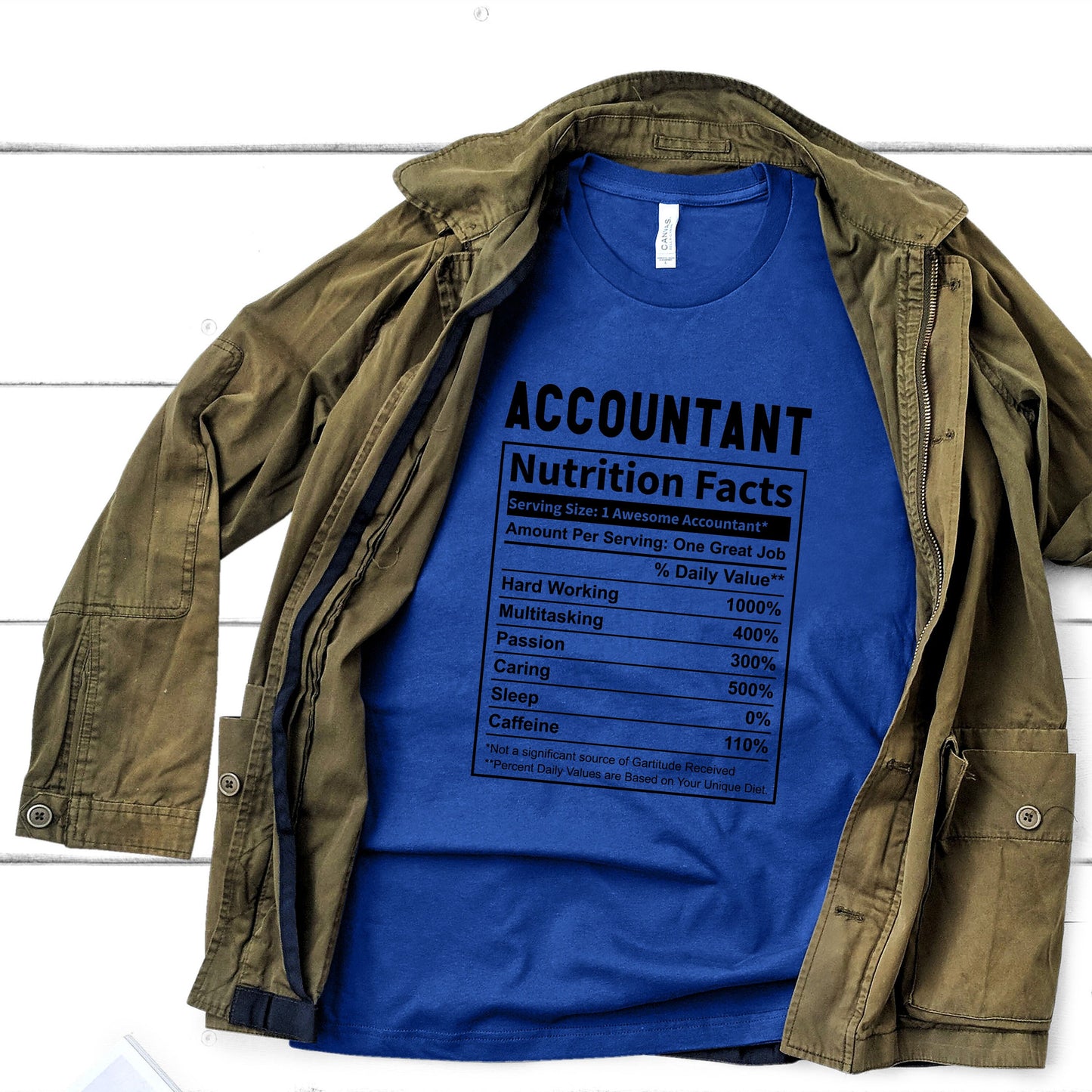 Funny Accountant Nutrition Shirt