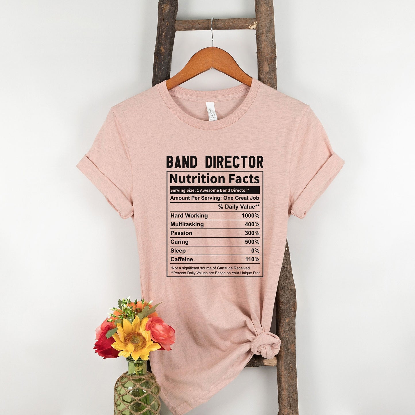 Band Director Nutrition Facts Shirt