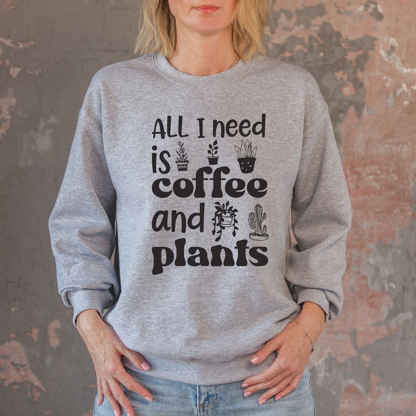 All I Need is Coffe and Plants Shirt