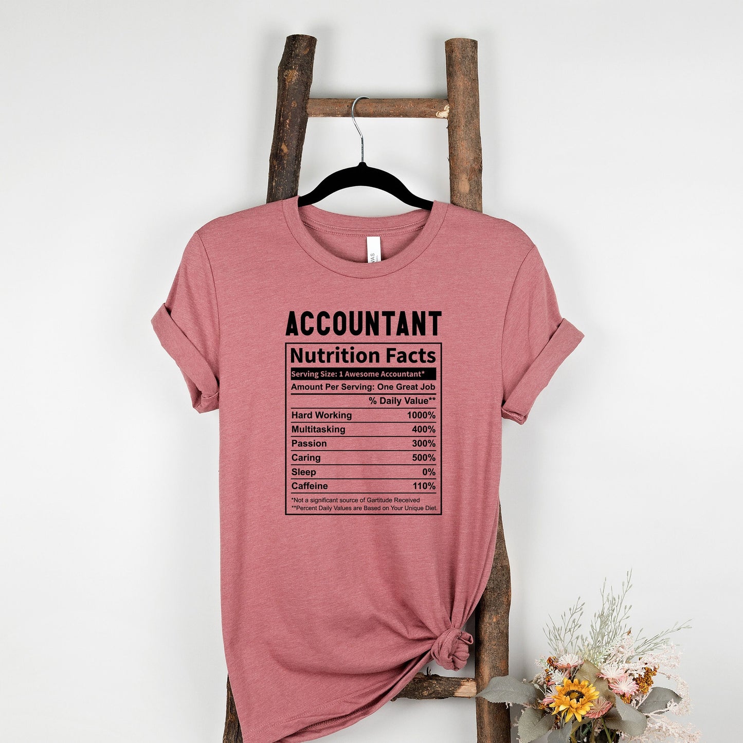 Funny Accountant Nutrition Shirt