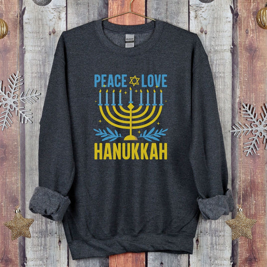 Peace Love Hanukkah Sweatshirt