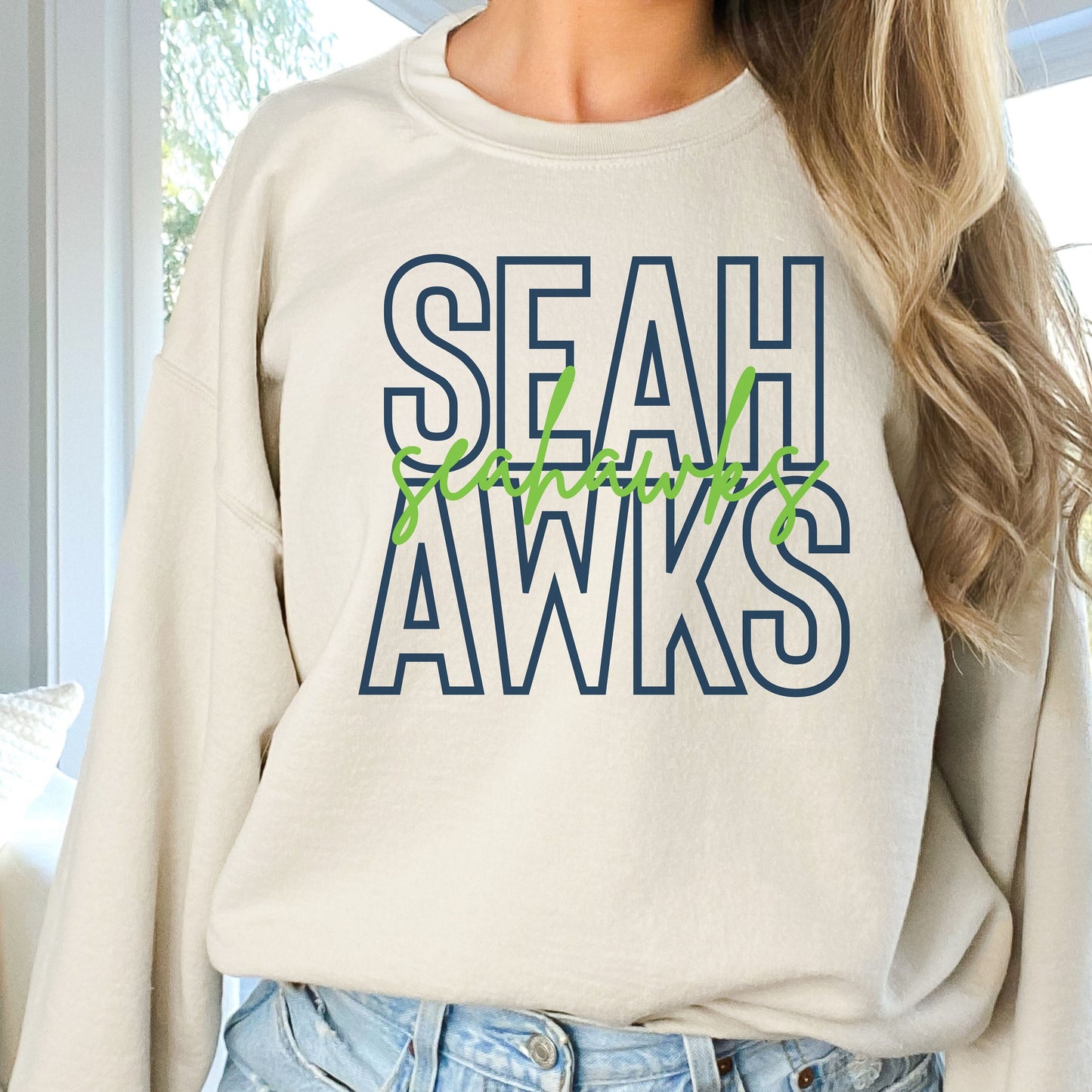 Seahawks Game Day Sweatshirt, Seattle Football Sweatshirt, Seattle T-Shirt, Football Crewneck, Seahawks Football Shirt, Seattle Sweatshirt