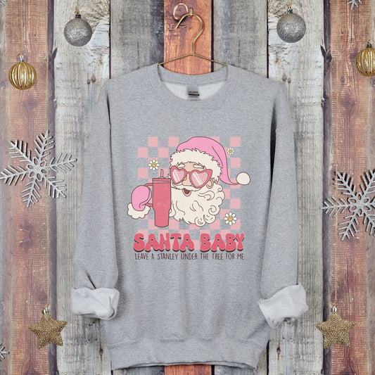 Retro Christmas Sweater For Women, Santa Claus Sweater For Women