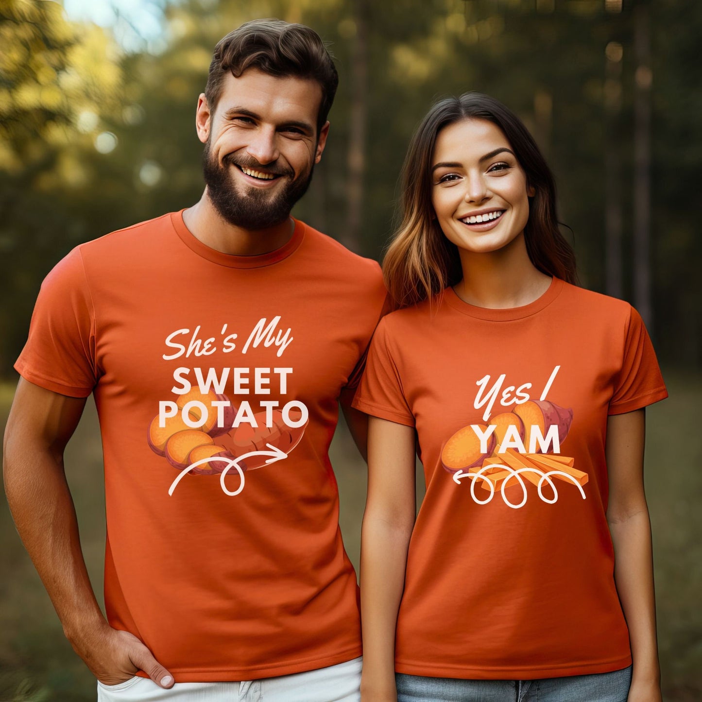 She Is My Sweet Potato Yes I Yam Tee, Fall Thanksgiving Matching Shirt