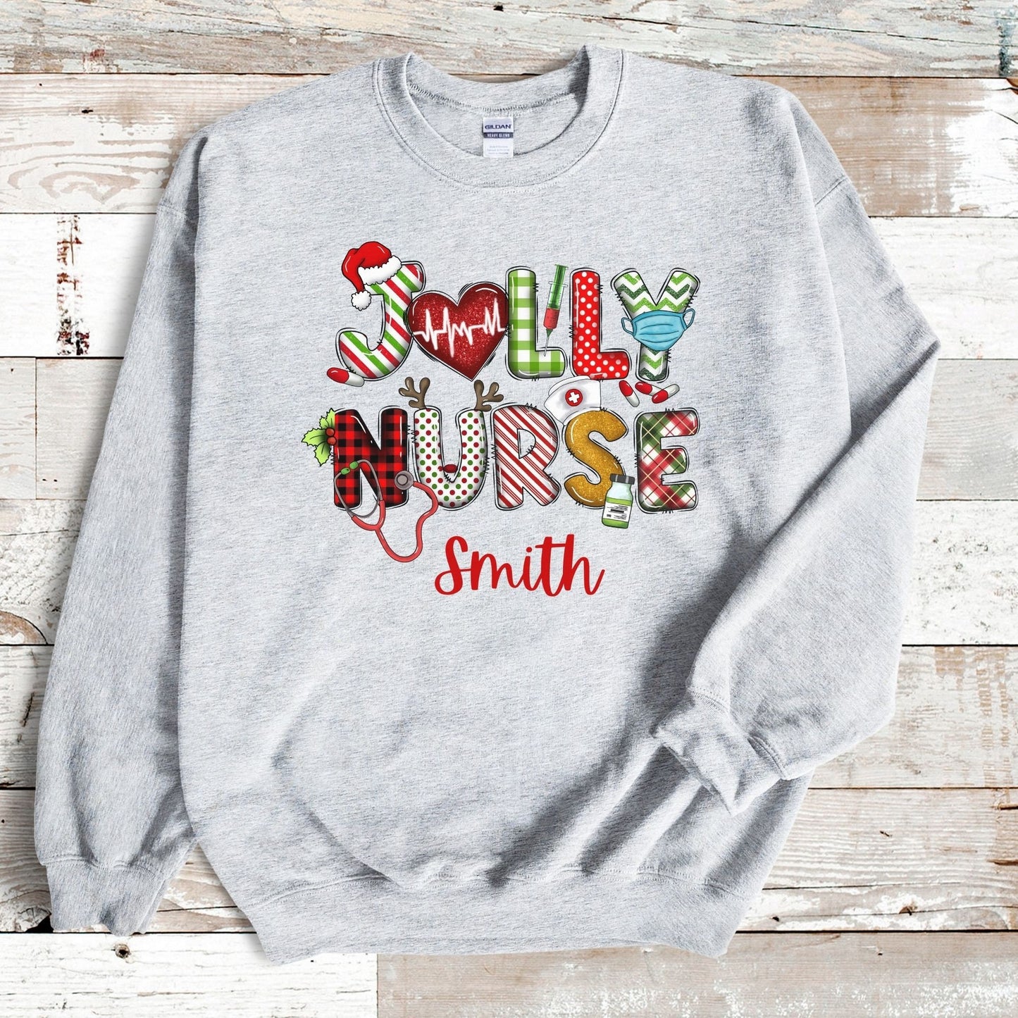 Custom Nurse Christmas Sweater