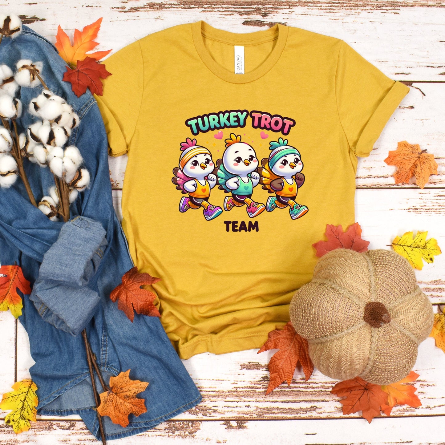 Turkey Trot Team Thanksgiving Shirt