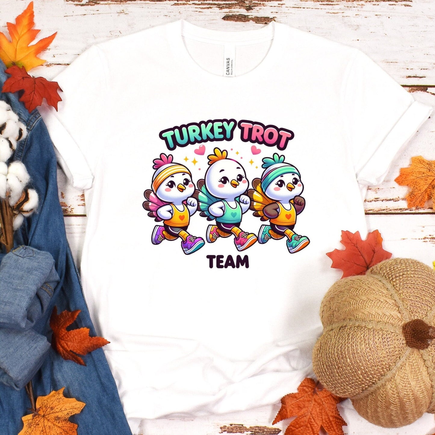 Turkey Trot Team Thanksgiving Shirt