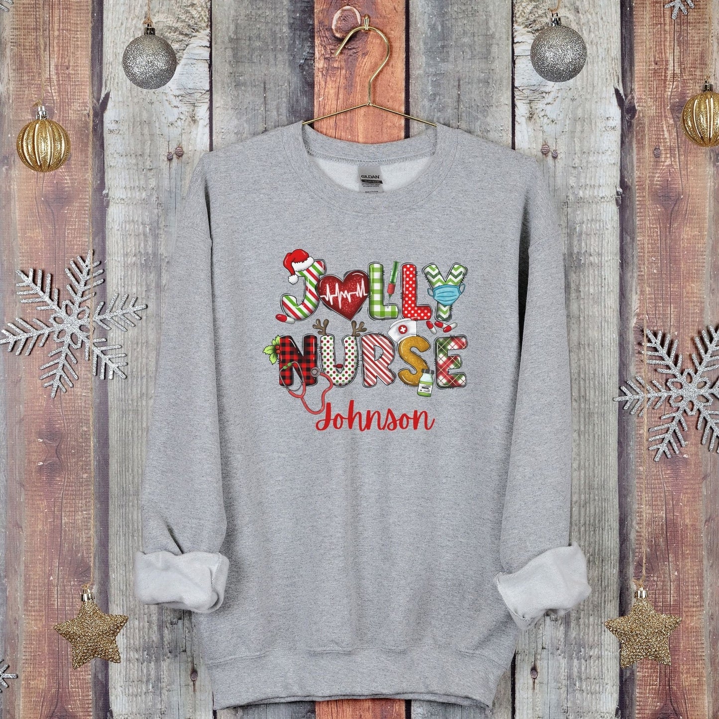 Custom Nurse Christmas Sweater