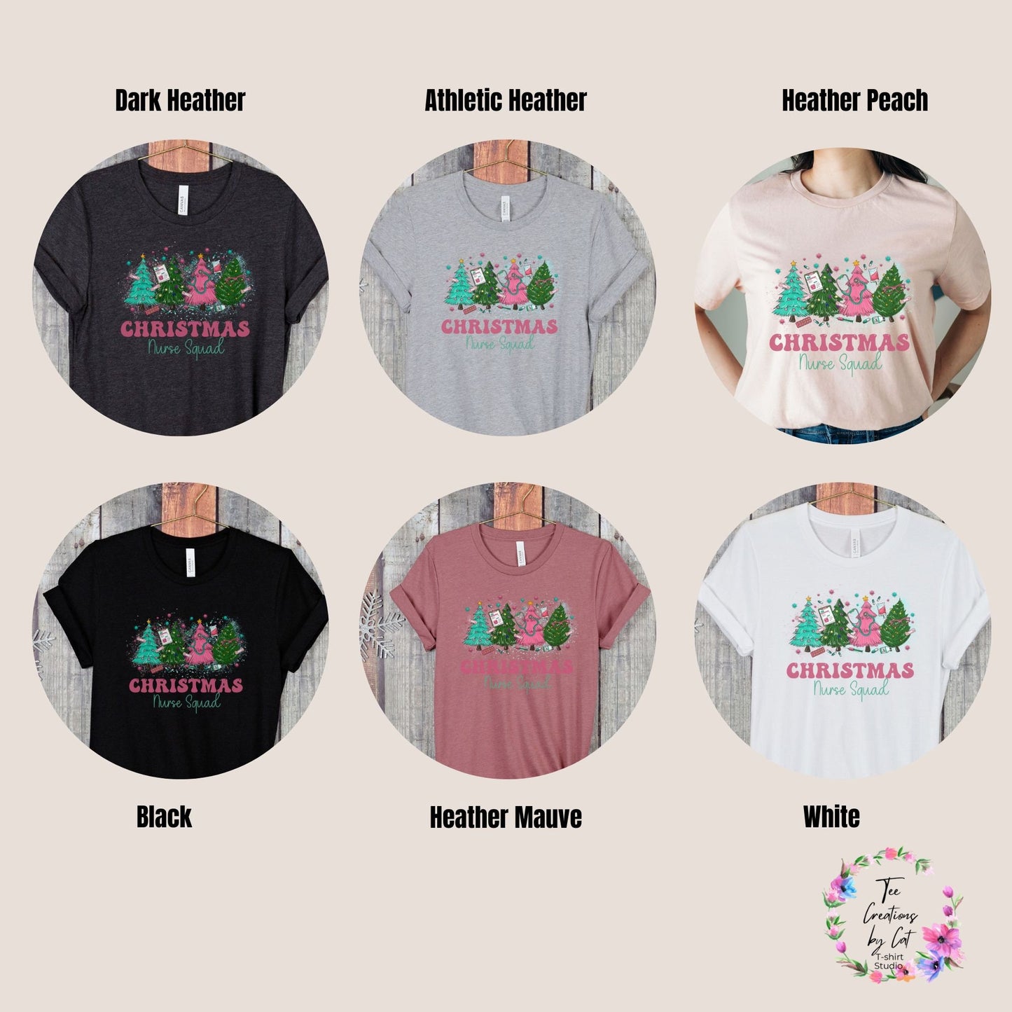 Nurse Squad Sweatshirt - Christmas Gift and Matching Pink Christmas