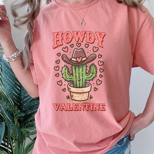 Howdy Valentine Comfort Colors Shirt