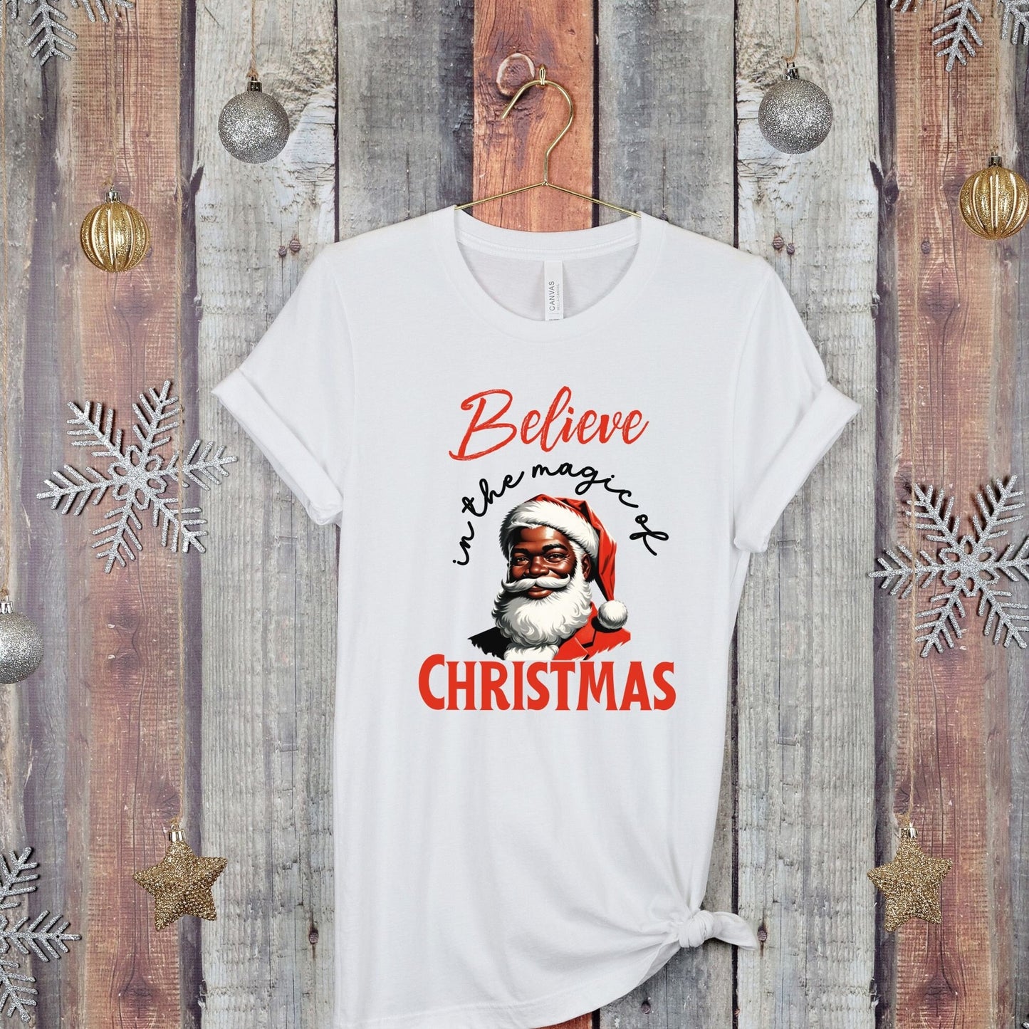 Retro Merry Christmas Black Santa Head Sweatshirt