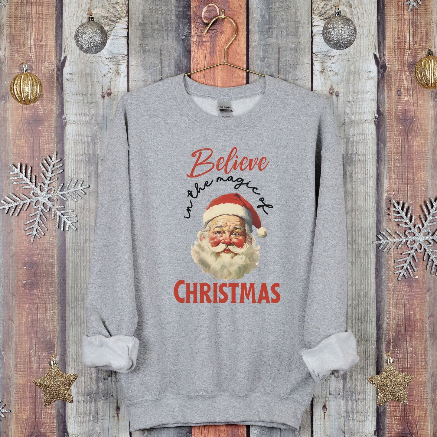 Retro Santa Claus Vintage Santa Sweatshirt