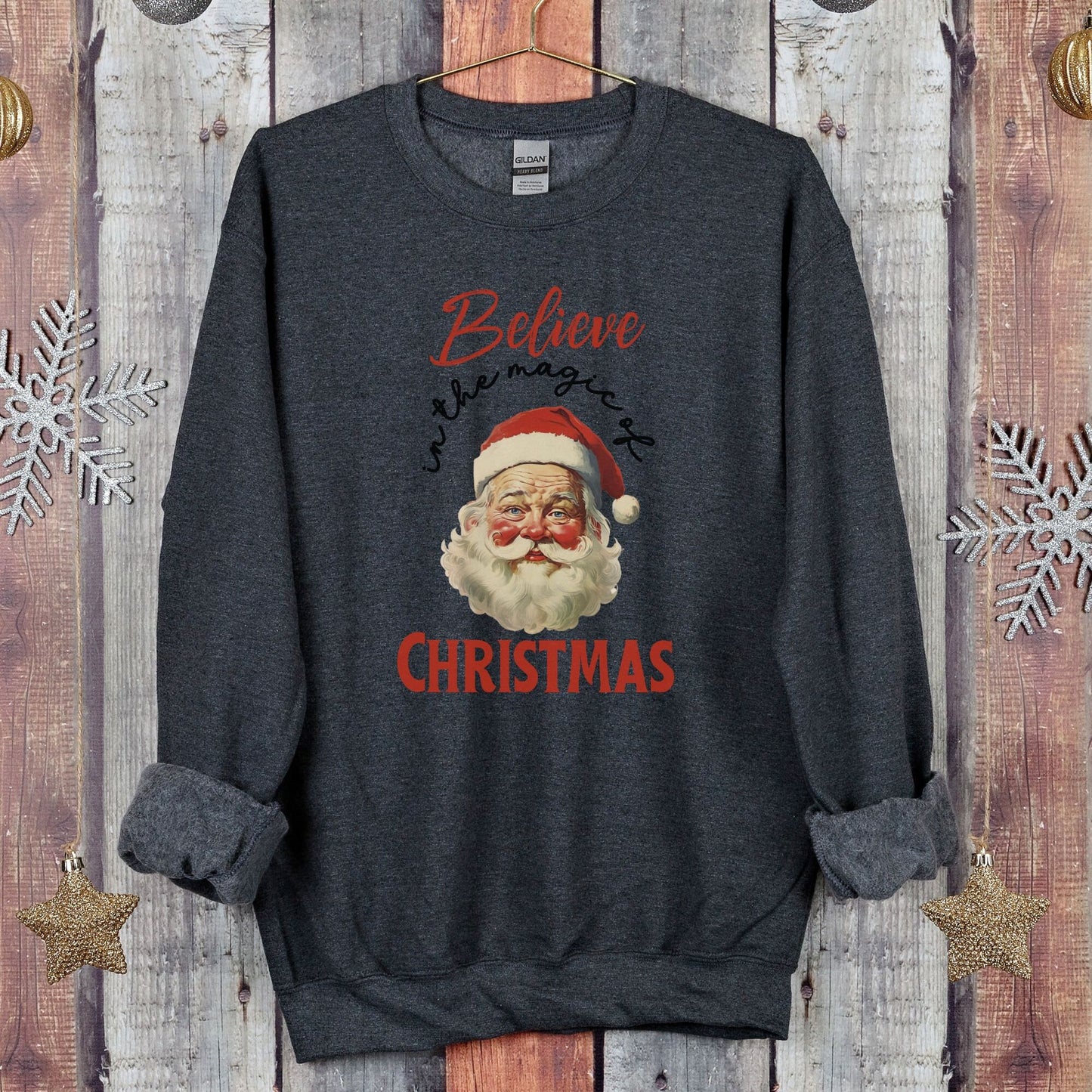 Retro Santa Claus Vintage Santa Sweatshirt