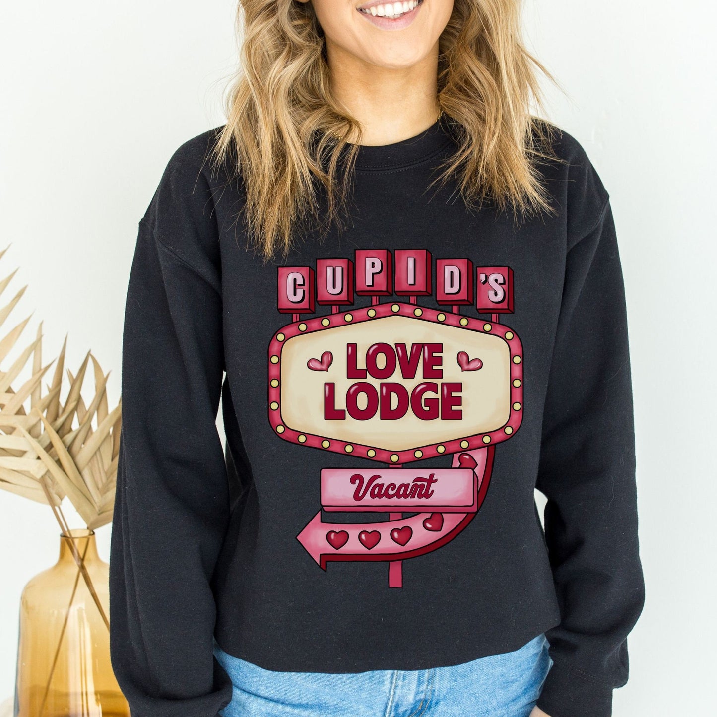 Cupids Love Lodge Valentine's Sweatshirt