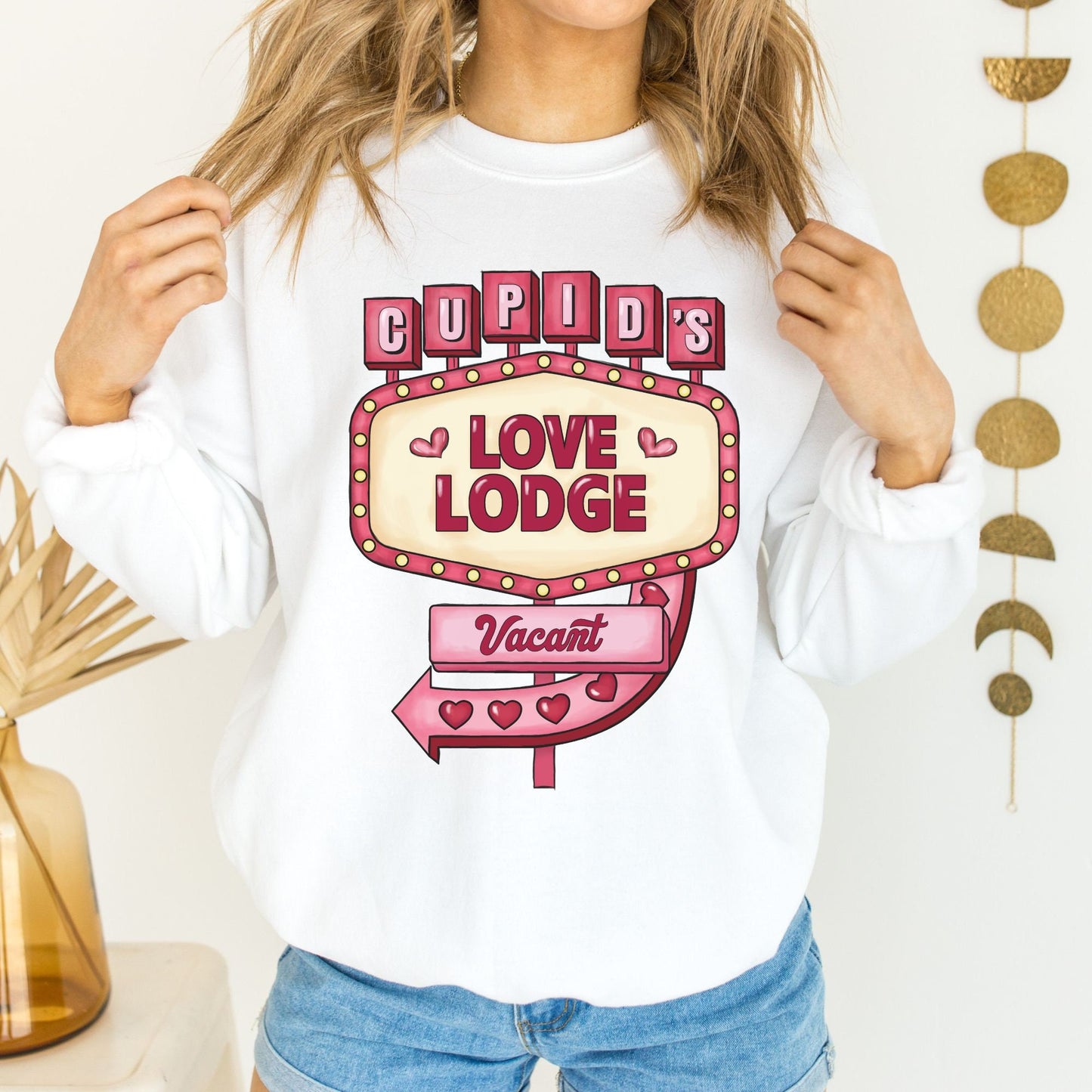 Cupids Love Lodge Valentine's Sweatshirt