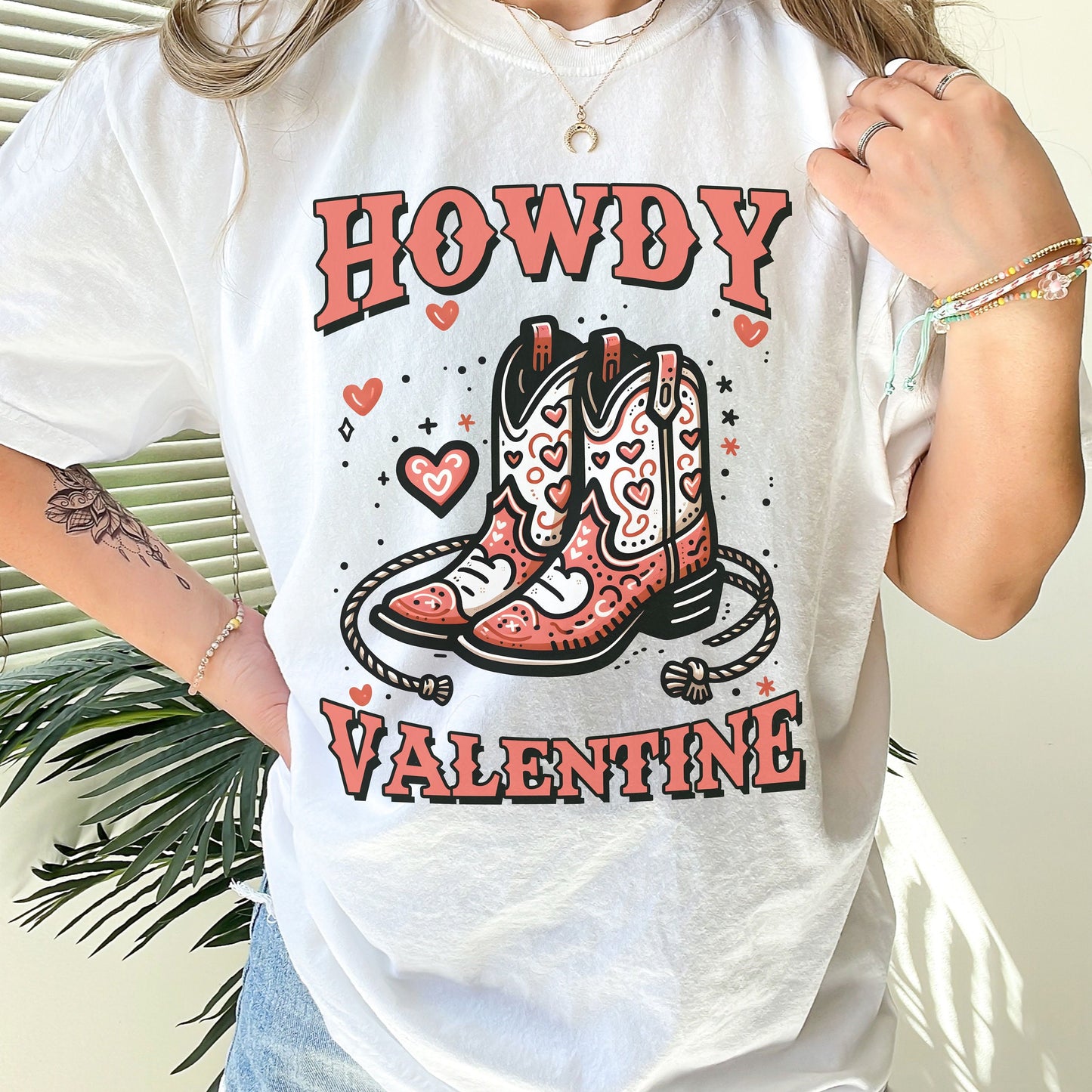 Howdy Valentine Comfort Colors Shirt