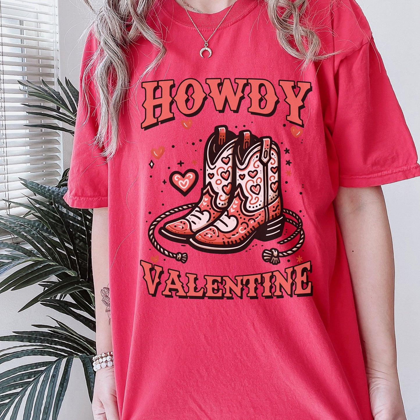 Howdy Valentine Comfort Colors Shirt