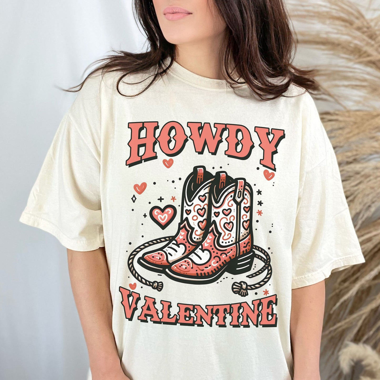 Howdy Valentine Comfort Colors Shirt