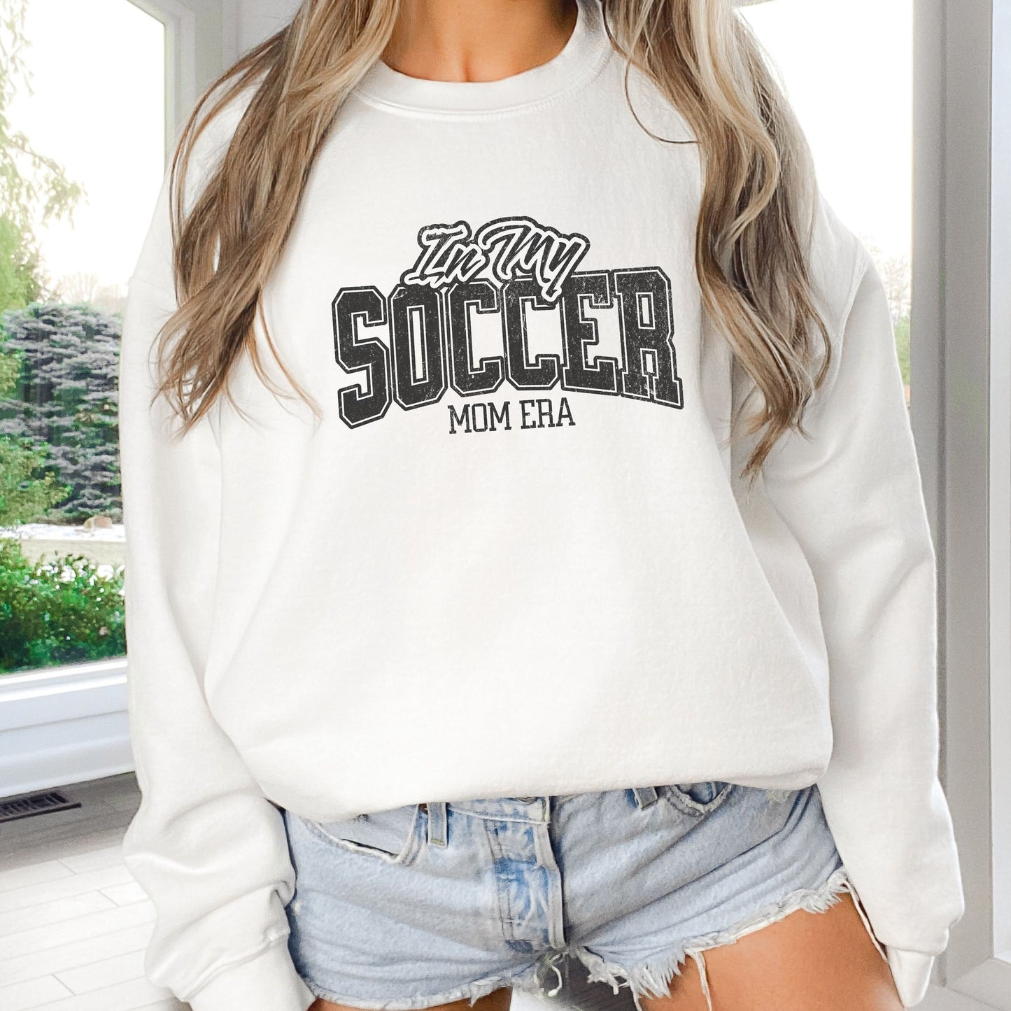 Varsity In My Soccer Mom Era Sweatshirt