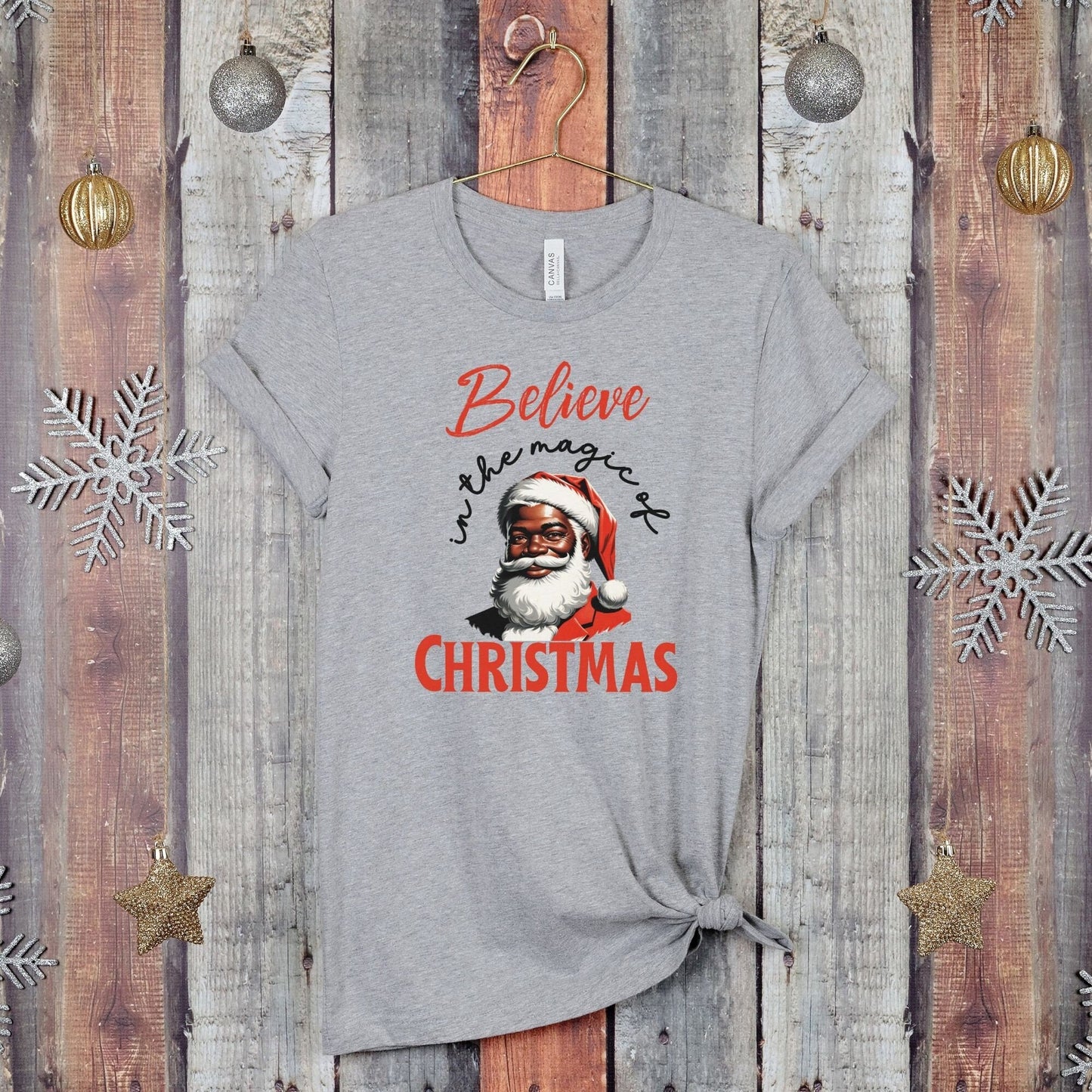 Retro Merry Christmas Black Santa Head Sweatshirt