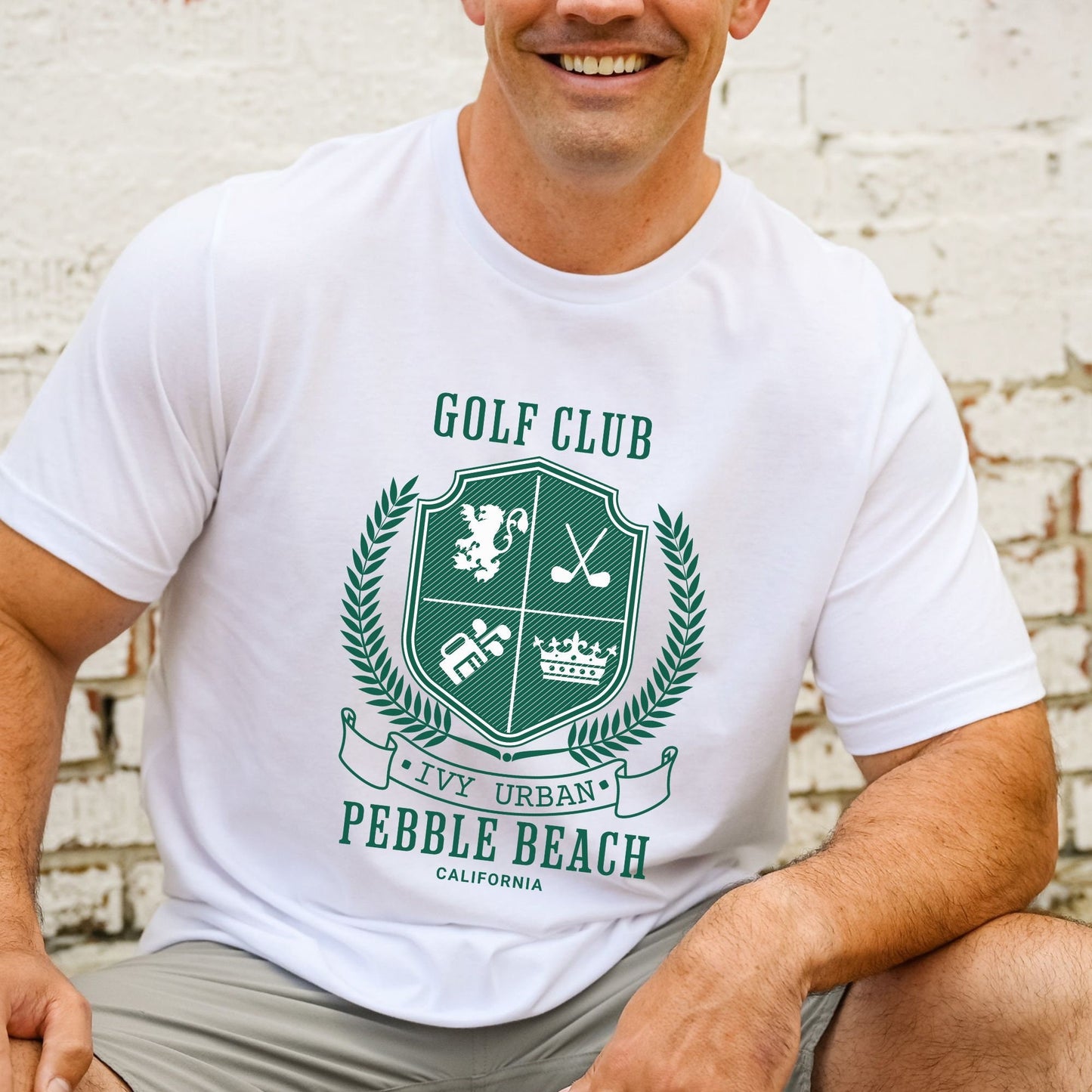 Vintage Golf Club Pebble Beach, Golf Shirt Gift