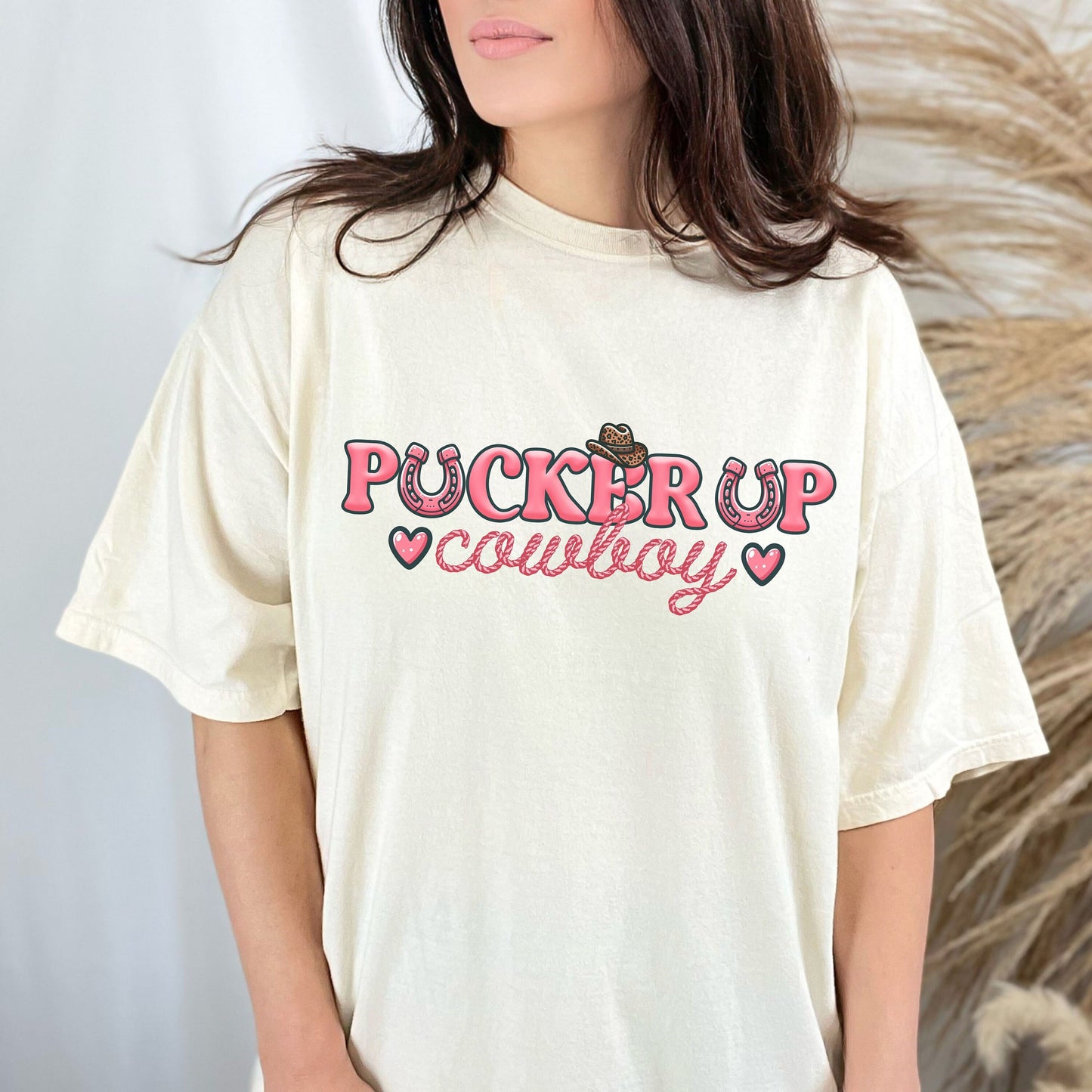 Pucker Up Westen Valentine Comfort Colors Shirt