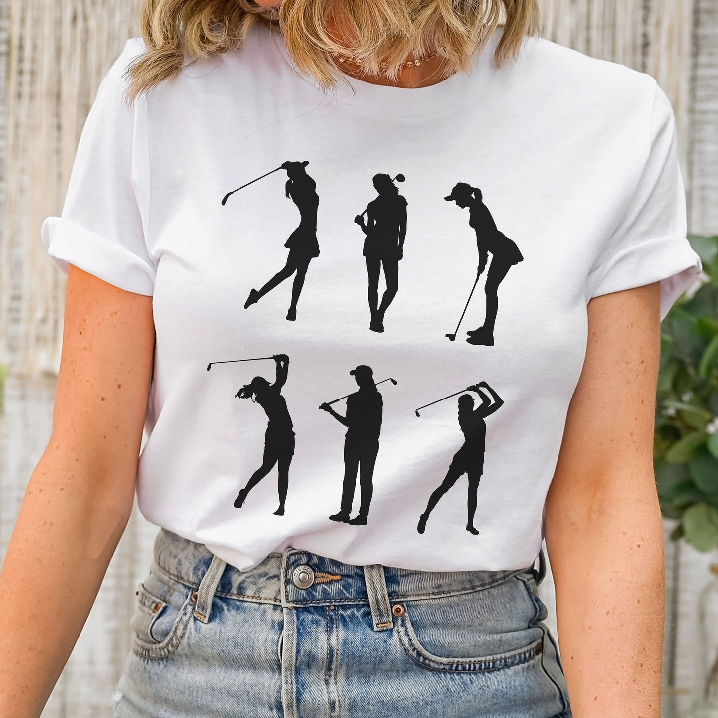 Golf Mom Silhouette Shirt