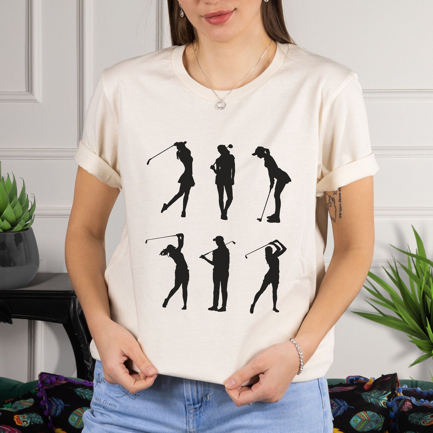 Golf Mom Silhouette Shirt