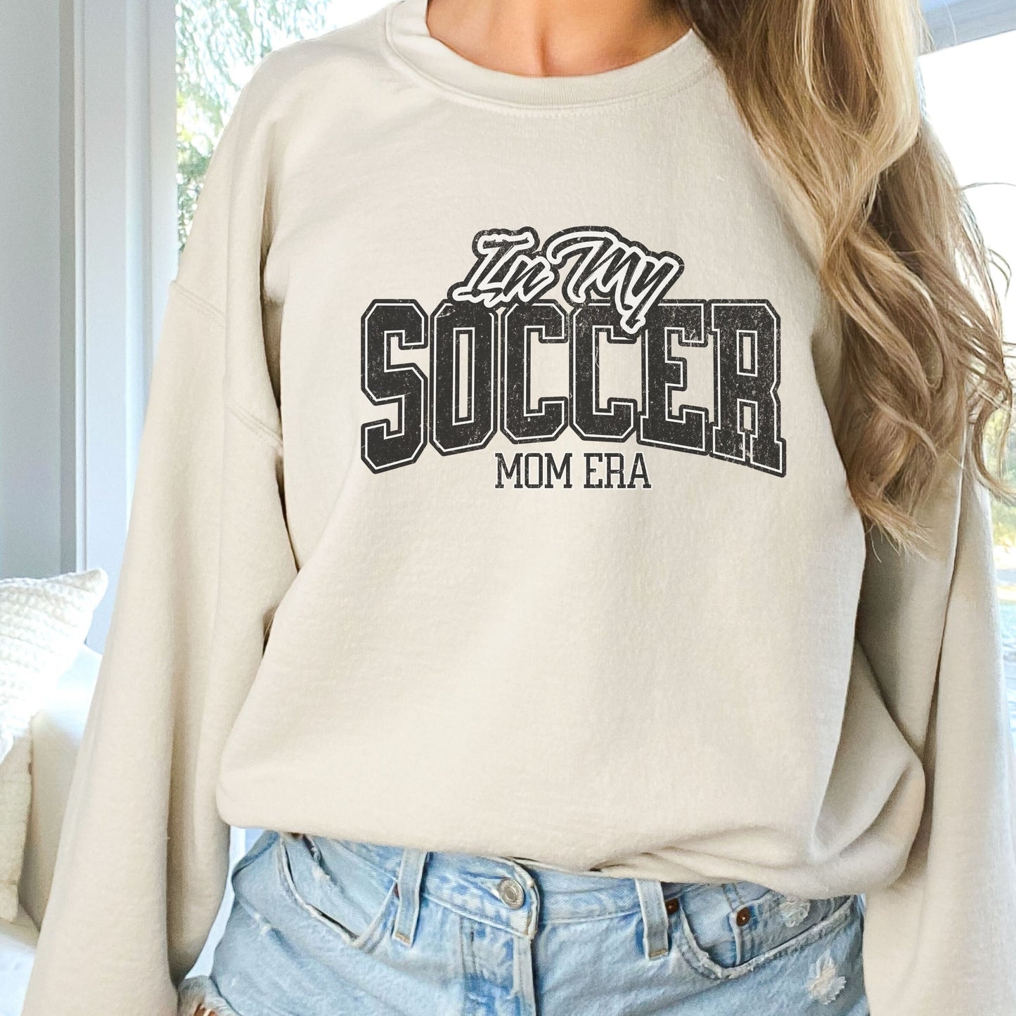 Varsity In My Soccer Mom Era Sweatshirt