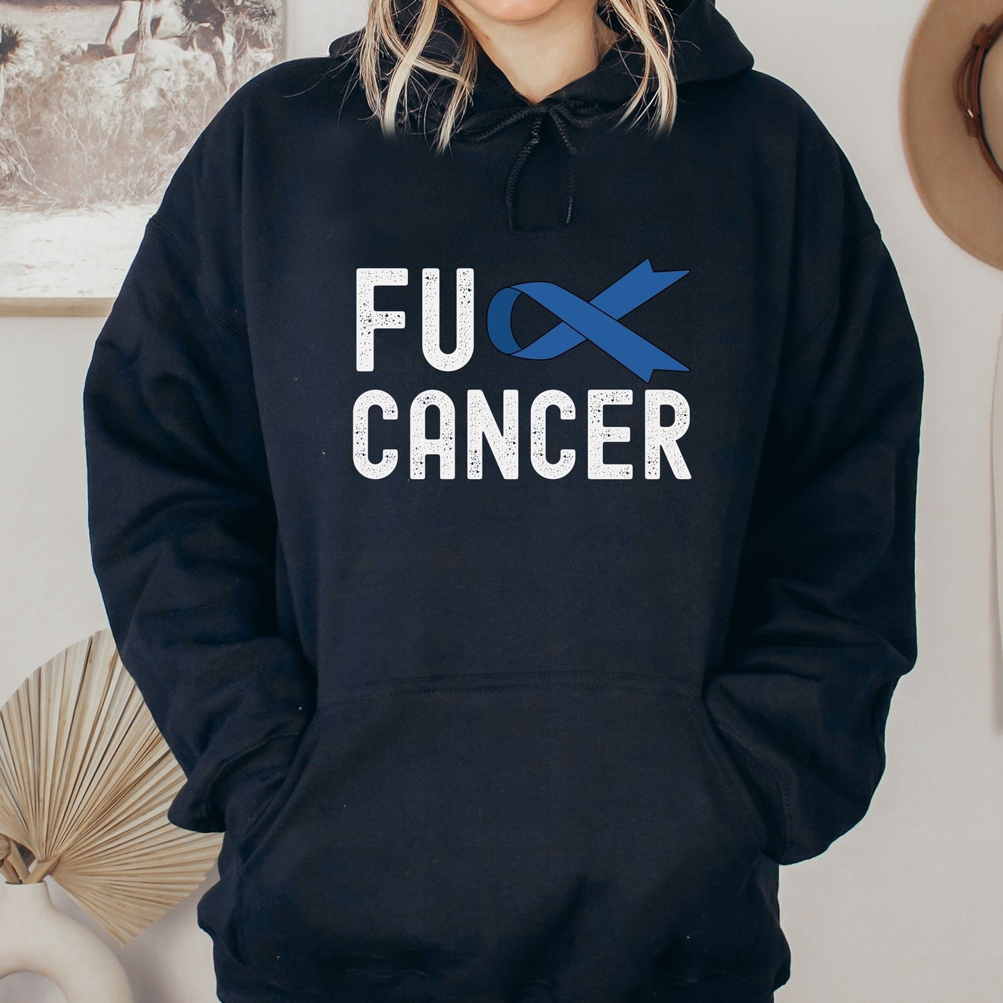 F Cancer Colon Cancer Awareness Hoodie