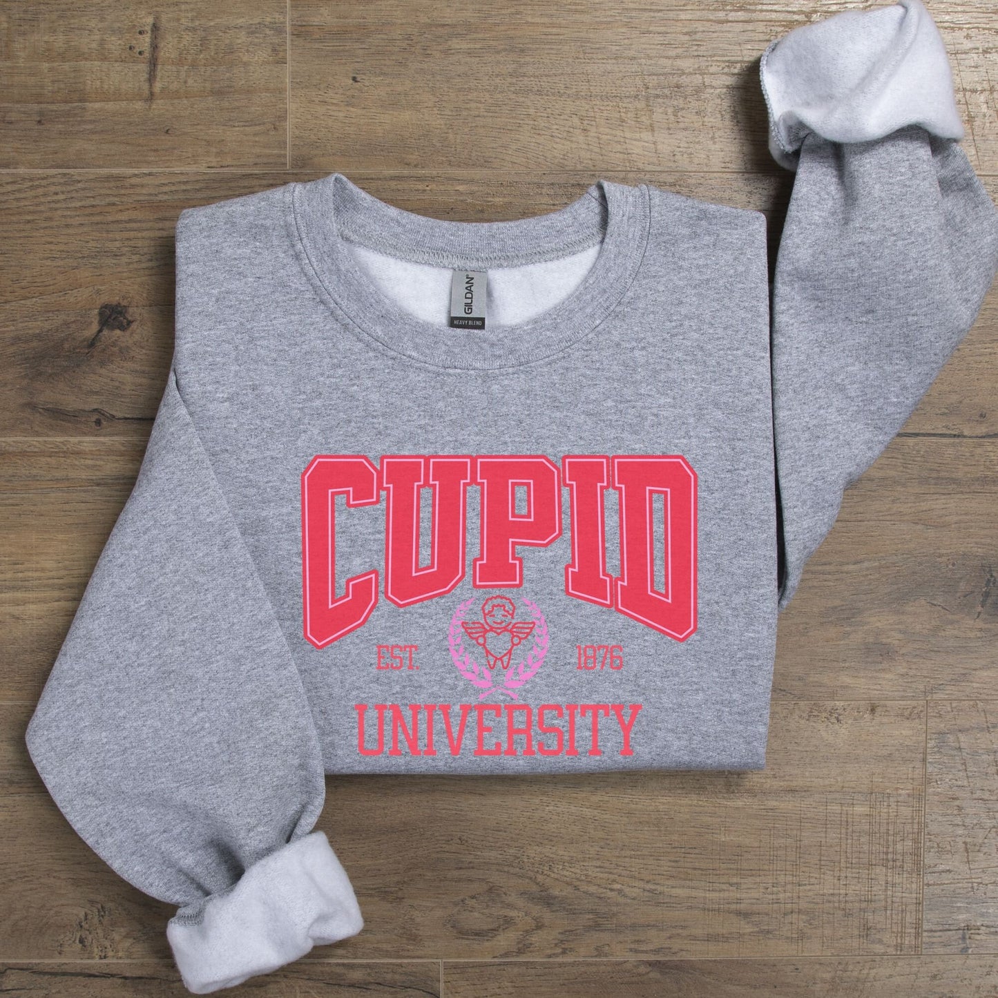 Cute Cupid University Valentine Sweatshirt