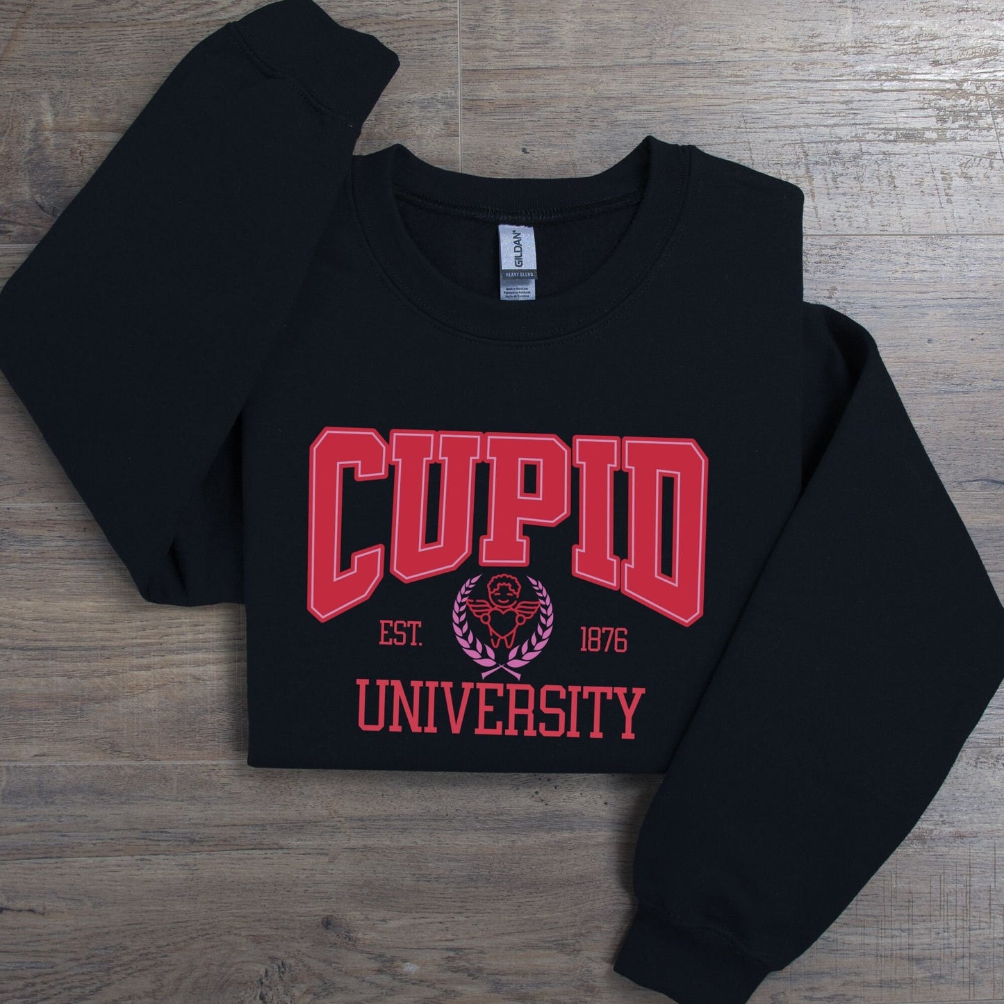 Cute Cupid University Valentine Sweatshirt