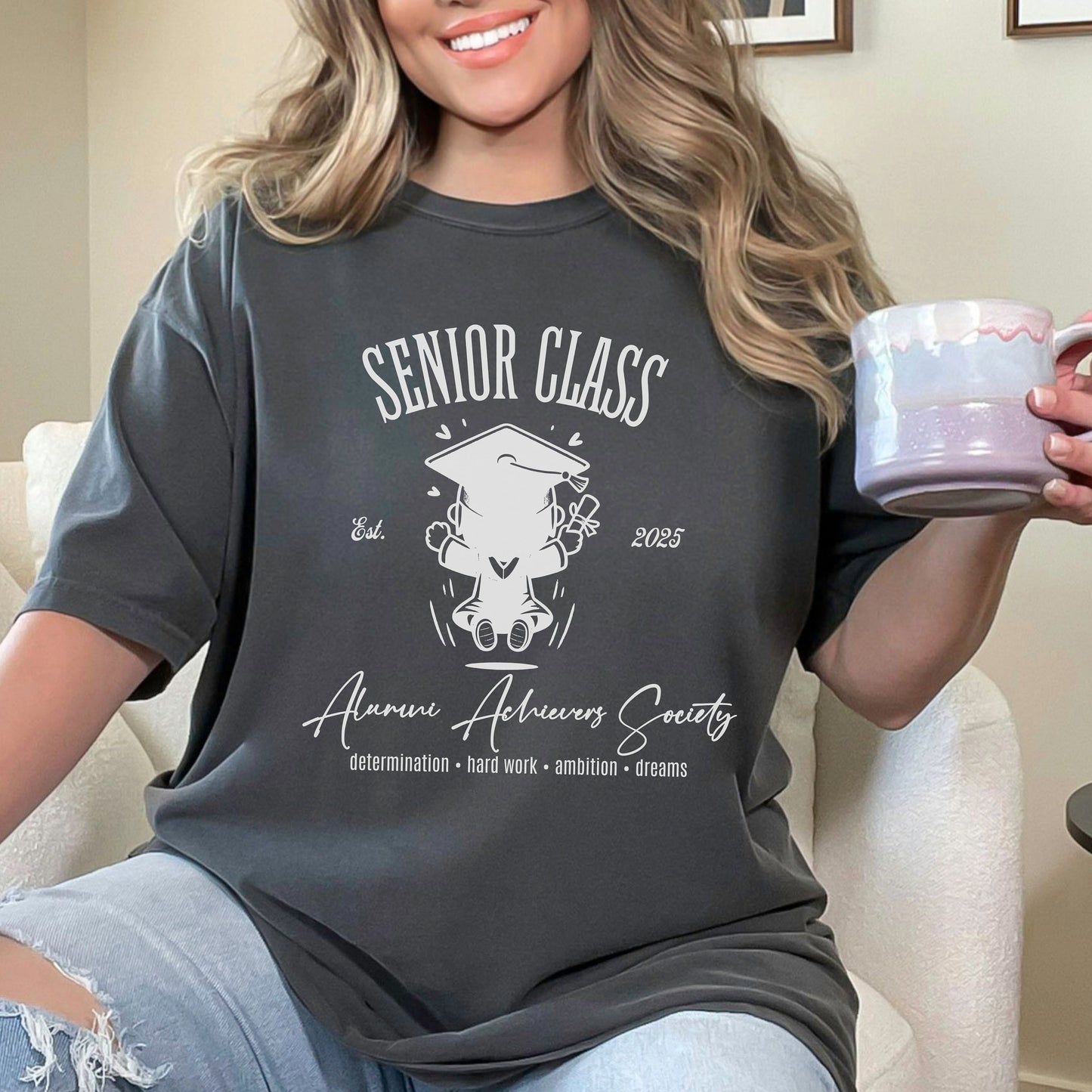 Senior 2025 Social Club Comfort Colors Class of 2025 Shirt