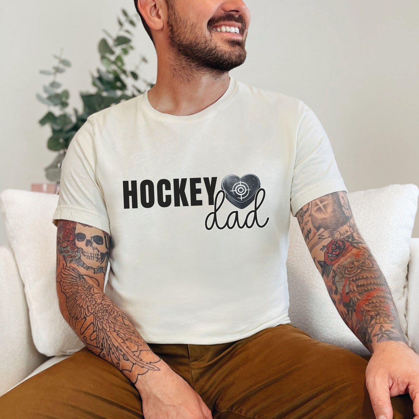 Hockey Shirt - Game Day Fathers Day Sports Dad Hockey Lover Gift for Men