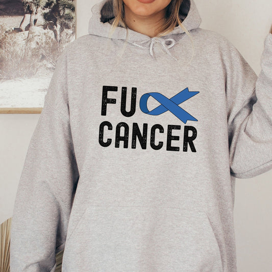 F Cancer Colon Cancer Awareness Hoodie