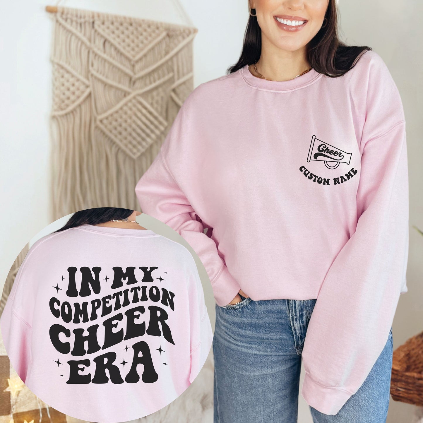 Custom Name In My Cheer Competition Era Sweatshirt