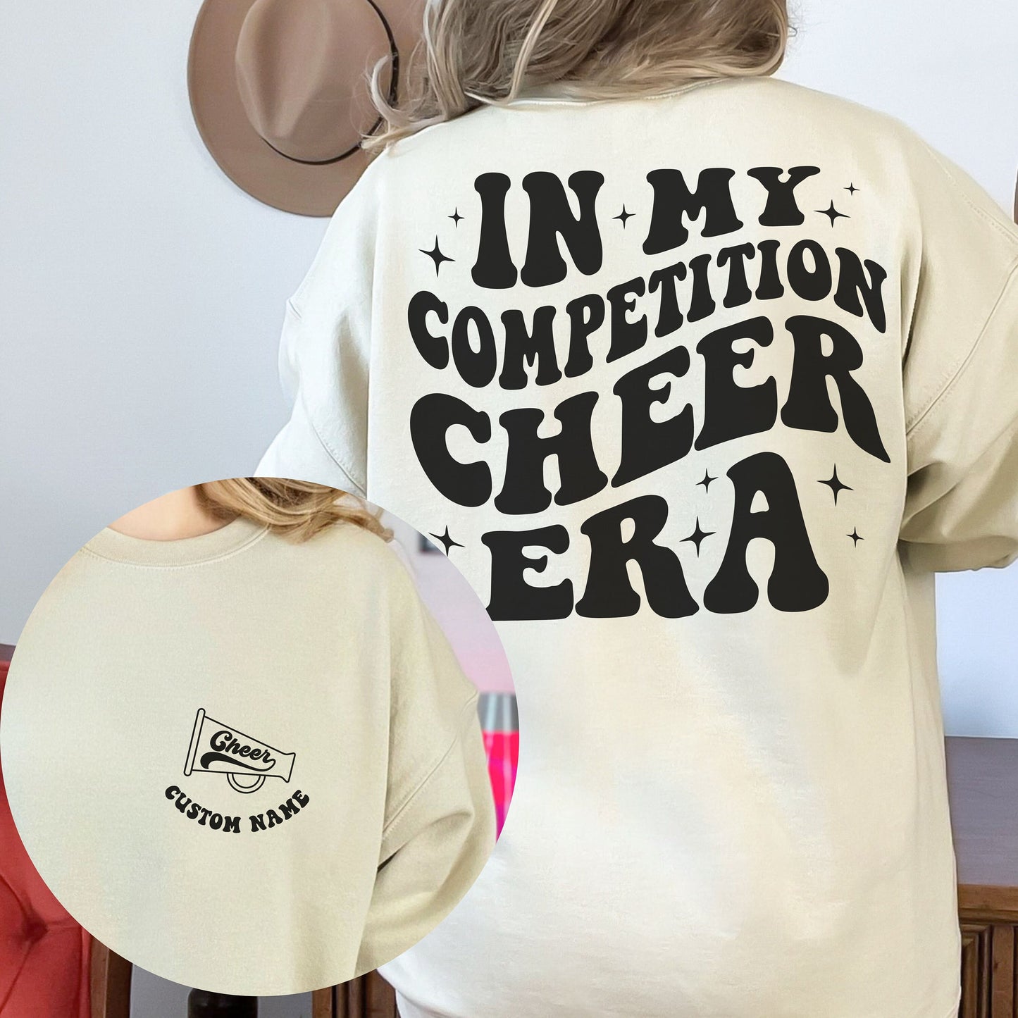 Custom Name In My Cheer Competition Era Sweatshirt