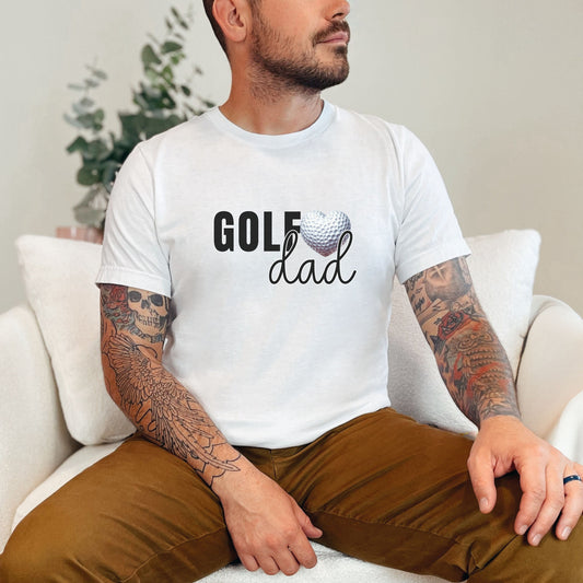 Golf Shirt - Game Day Fathers Day Sports Dad Golf Lover Gift for Men